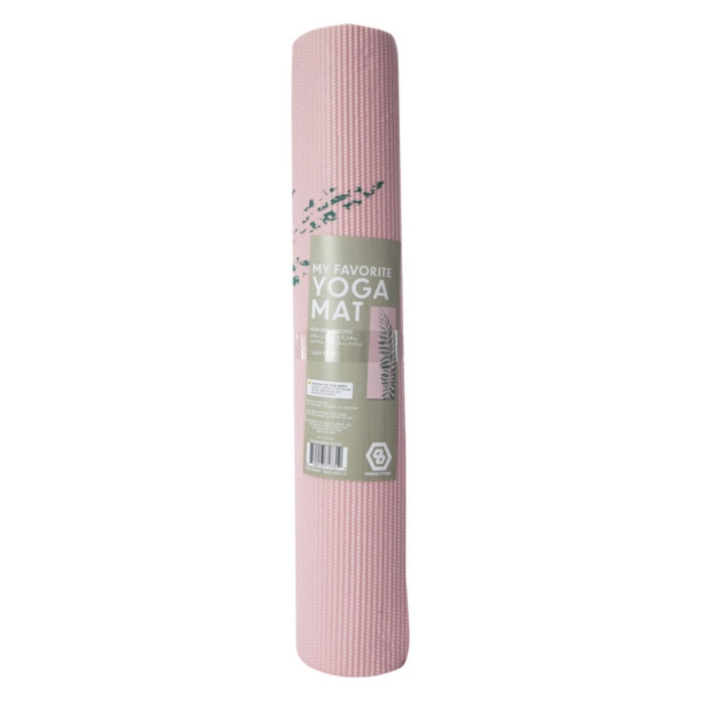 Series 8 Fitness Leaf Yoga Mat - Pink